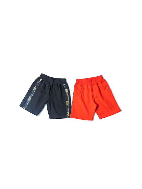 Joyce Kids Shorts/Bermuda Fabric Black/Red