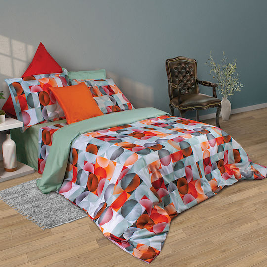 SB Home Sheet Sets Queen 230x260cm. Haley Green 4pcs