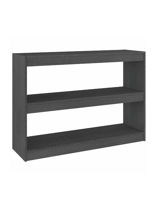 Bookcase Gray 100x30x71.5cm