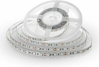 V-TAC Bandă LED Alimentare 12V cu Lumină Verde Lungime 5m și 60 LED-uri pe Metru SMD5050