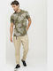 Culton Παντελόνι Chino σε Tapered Γραμμή Μπεζ