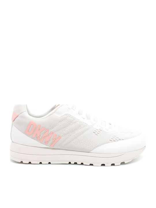 DKNY Jaxson Γυναικεία Sneakers Λευκά