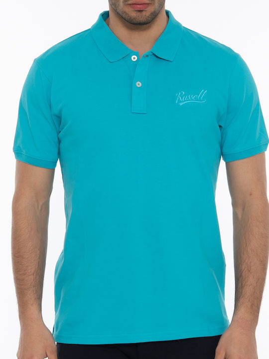 Russell Athletic Polo T-shirt Γαλάζιο