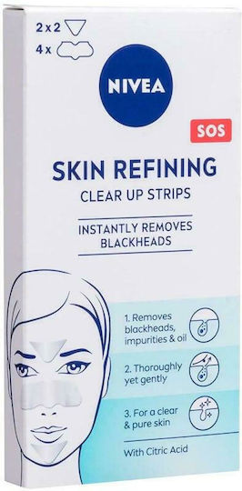 Nivea Refining SOS Nose strips 8τμχ