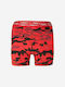 CotBoxer Army Herren Boxershorts Rot Camo 1Packung