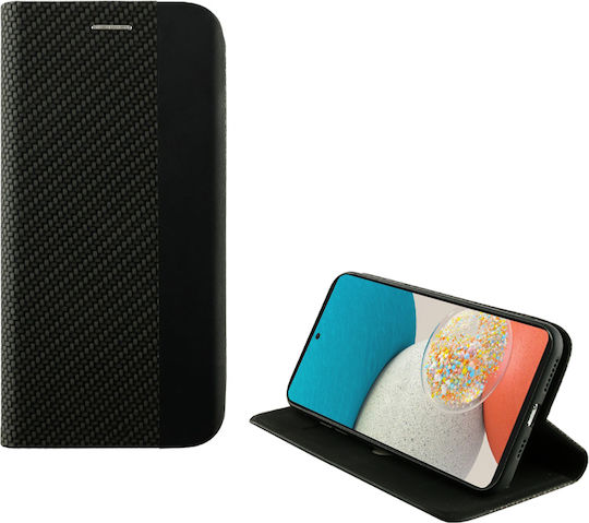 Idol 1991 Elite Anti-RFID Book Piele artificială Negru (Galaxy A53)