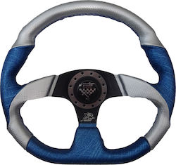 Simoni Racing Autolenkrad Χ2 Leder Drei-Speiche...