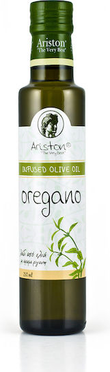 Ariston - Greek for the "Very Best" Extra Virgin Olive Oil Seasoned with OregaNo 250ml in a Metallic Container