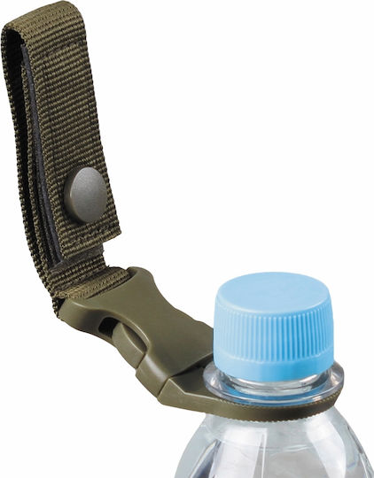 MFH Ловен Аксесоар Green Molle кафява каишка за пластмасова бутилка
