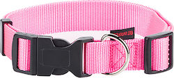 Pet Interest Plain Line Dog Collar In Pink Colour Medium 20mm x 32 - 50cm