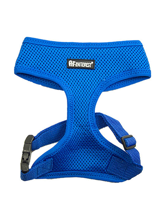 Pet Interest Σαμαράκι Σκύλου Γιλέκο Mesh Plain Μπλε Extra Small 25 - 33cm