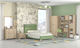 Set de Dormitor pentru Copii Verde Magazin online 5buc cu Pat pentru Saltea 90x200buc