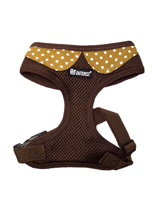 Pet Interest Ham pentru câini Vestă Mesh Collar Maro Mare 48-65cm 5453-L