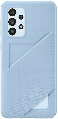 Samsung Card Slot Cover Umschlag Rückseite Silikon Artic Blue (Galaxy A33 5G) EF-OA336TLEGWW