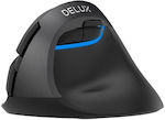 Delux M618Mini Wireless Ergonomic Vertical Mouse Iron Grey