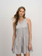 Vamp Damen Mini Kleid Strand Gray