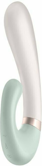 Satisfyer Heat Wave Vibrator Kaninchen 20cm Weiß