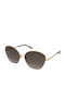 Jimmy Choo Women's Sunglasses with Gold Metal Frame and Brown Gradient Lens Marilia/G/SK 06J/HA