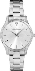 Gregio Jolie Watch with Metal Bracelet Silver