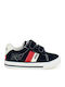 Παιδικά Sneakers με Σκρατς Navy Μπλε