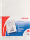 Leitz Plastic Sleeves for Documents A4 with Holes and Reinforcement 100pcs