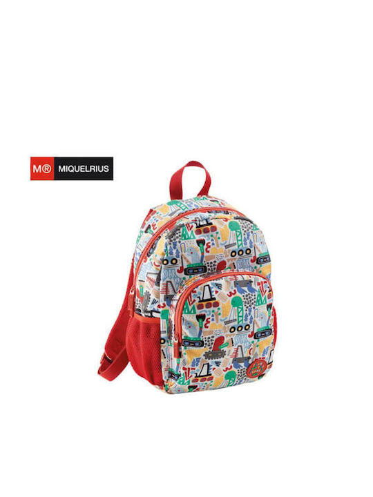 Miquelrius Roar School Bag Backpack Elementary, Elementary Multicolour with Water Bottle Holder 15Liters