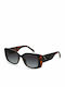 Karen Millen Women's Sunglasses with Brown Plastic Frame and Gray Gradient Lens KM5047 102