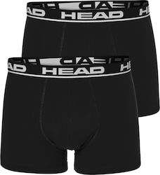 Head Мъжки боксерки 2Опаковка Черни Head Мъжки боксерки 2Опаковка Черни