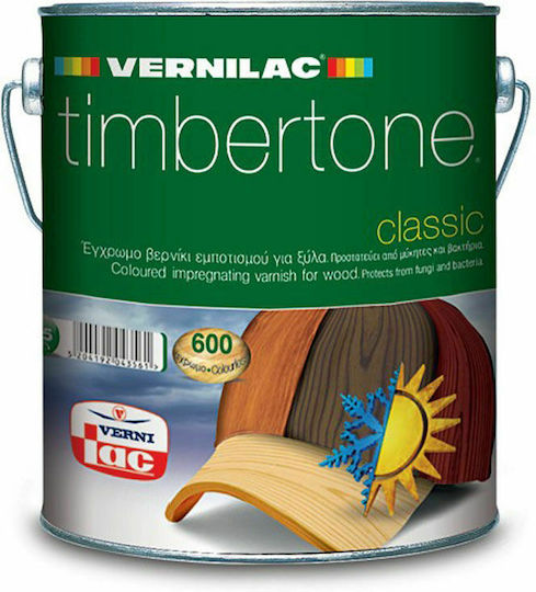Vernilac Timbertone Βερνίκι Εμποτισμού Διαλύτου Καρυδιά 2.5lt