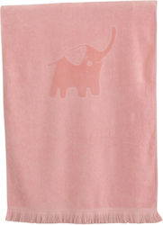 Nima Happyland Jacquard Kids Beach Towel Pink 140x70cm