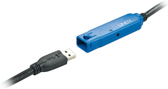 Lindy Μετατροπέας USB-A male σε USB-A female 1τμχ 43157