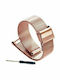 Metal Bracelet Pink Gold 20mm