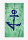 John Frank Anchor Beach Towel Green 80x150cm.