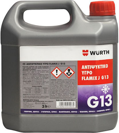 Wurth Flamix J Consentrated Engine Coolant for Car G13 3lt