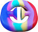 Fidget Silicon Antistres Curcubeu Plastic Multicolor