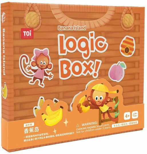 Настолна игра Logic Box Banana Island за 1-2 играчи 4+ години Toi World