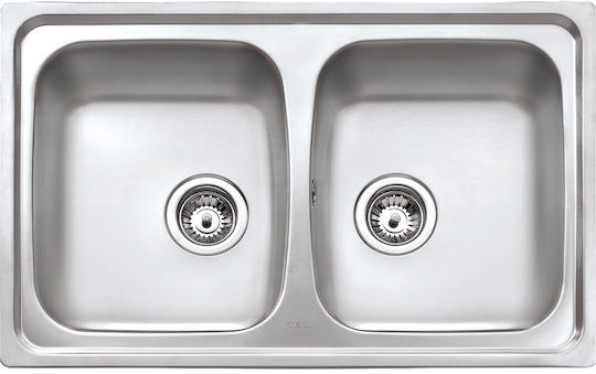 Teka Starbright 80 E-XN 2B Ένθετος Inox Σατινέ Μ79xΠ50cm Ασημί Teka Starbright 80 E-XN 2B Ένθετος Inox Σατινέ Μ79xΠ50cm Ασημί
