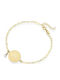 Triantos Women's Bracelet Chain with design Istanbul made of Gold 14K
