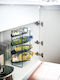 Yamazaki Metal Cupboard Shelf 20x20.5x40cm Black