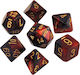 Chessex Gemini Polyhedral Dice Purple-Red /Gold...