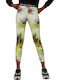 Women's Cropped Legging High Waisted Yellow
