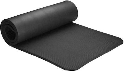 Στρώμα Γυμναστικής Yoga/Pilates Μαύρο (180x60x0.6cm)