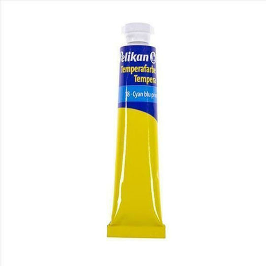 Pelikan Τέμπερα Ζωγραφικής Cyan Blu 18 Prim σε Σωληνάριο 12ml