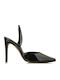 Patent Leather Pointed Toe Stiletto Black High Heels