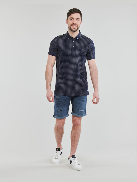 Jack & Jones Pantaloni scurți bărbați Jeans Albastru marin