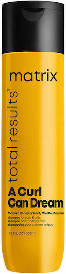 Matrix Total Results A Curl Can Dream Manuka Honey Infused Σαμπουάν Αναδόμησης/Θρέψης & Ενυδάτωσης για Σγουρά Μαλλιά 300ml