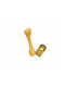 AGC Plastic Bone Toy for Dogs 16εκ. Yellow 6pcs