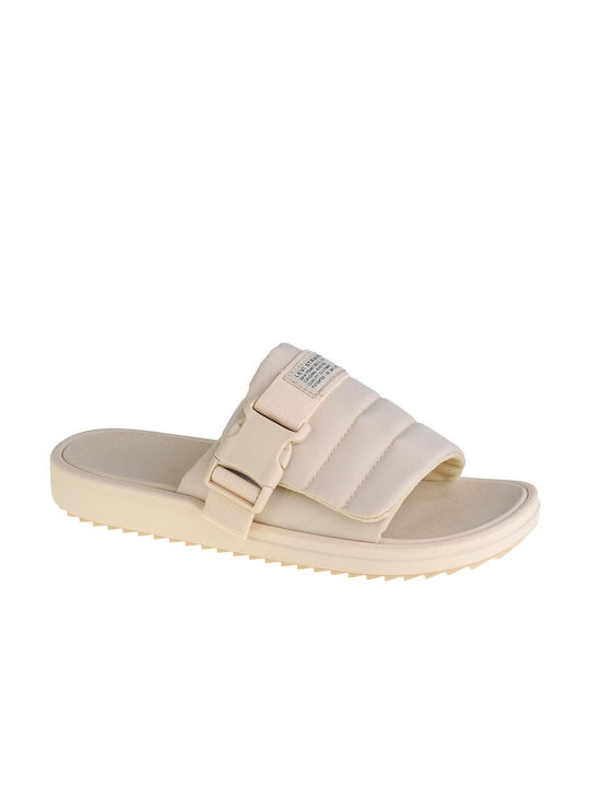 Levi's Tahoma Women's Flat Sandals In Beige Colour