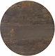 Woodwell Round Table Surface made of Particleboard Walnut Vintage 70x70x1.2cm Ε101,41ΗΡ 1pcs