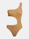 Swimsuit With Cutouts Brown